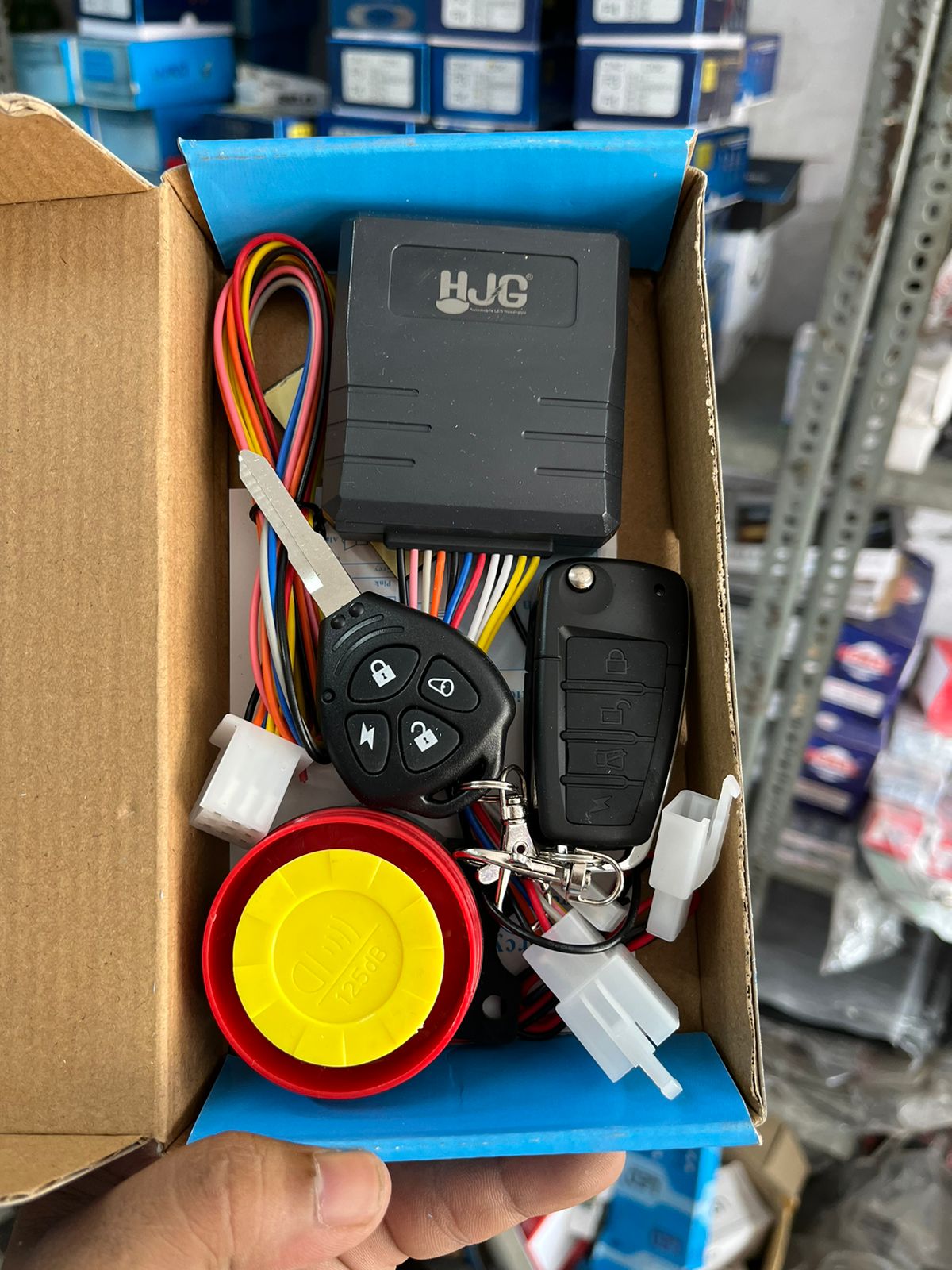 HJG anti-theft system for two Wheeler