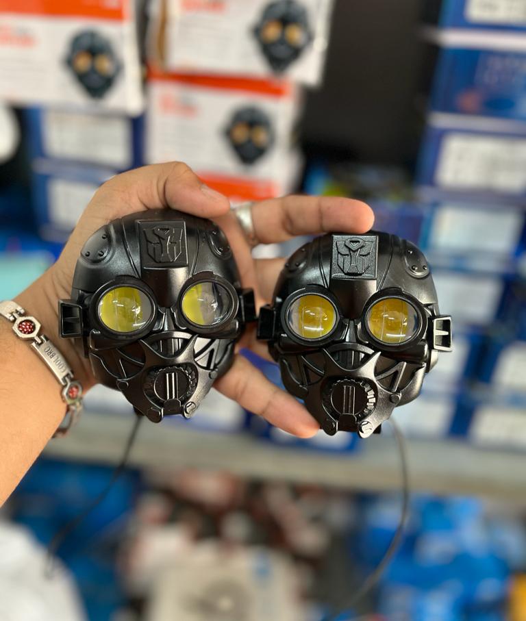 Robot face transformers fog light (set of 2)