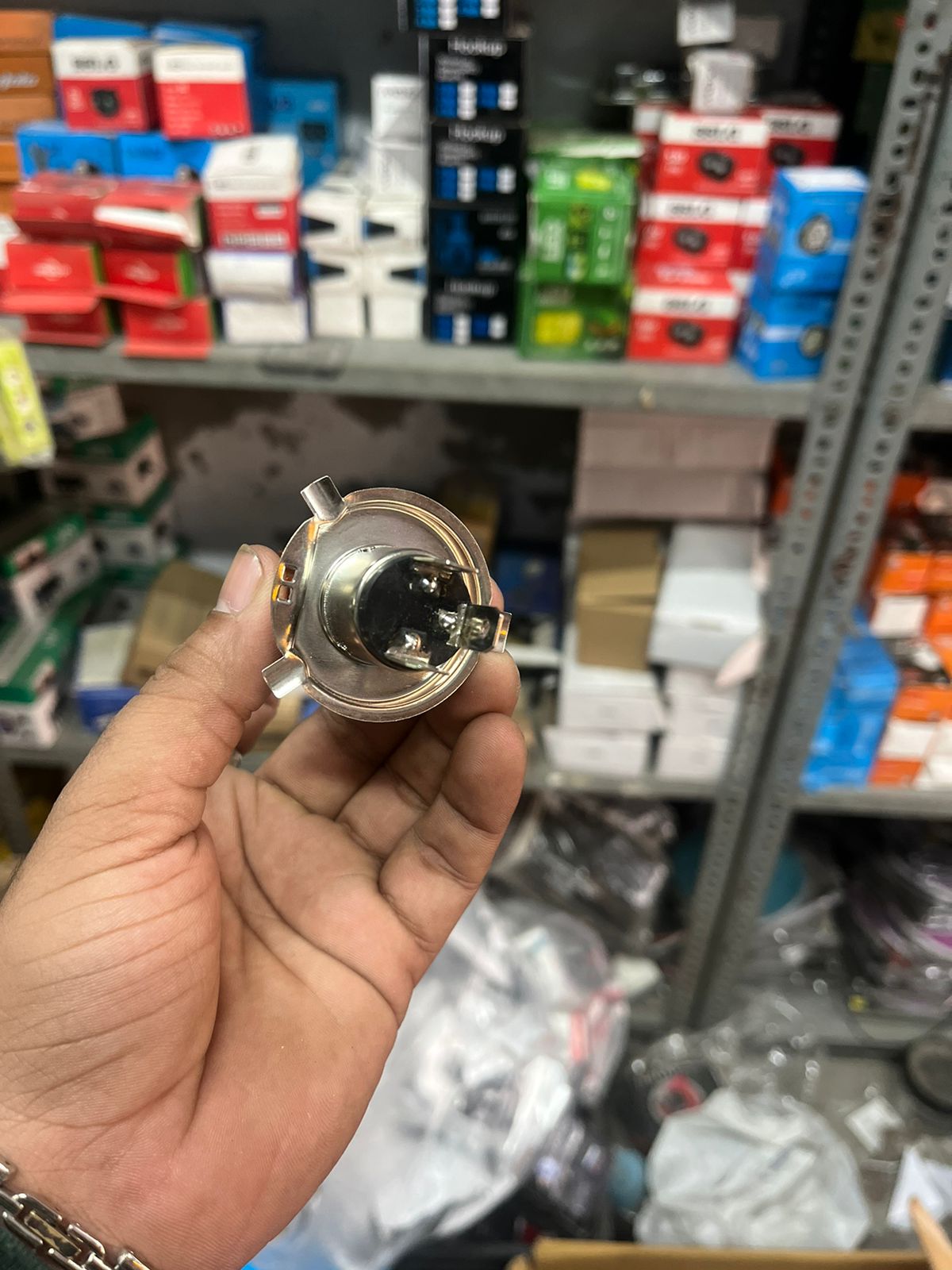 CYT triangle white/yellow led headlight