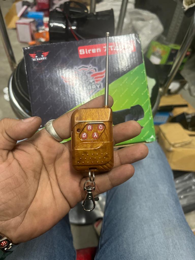 100watt wireless remote siren with 7 sounds