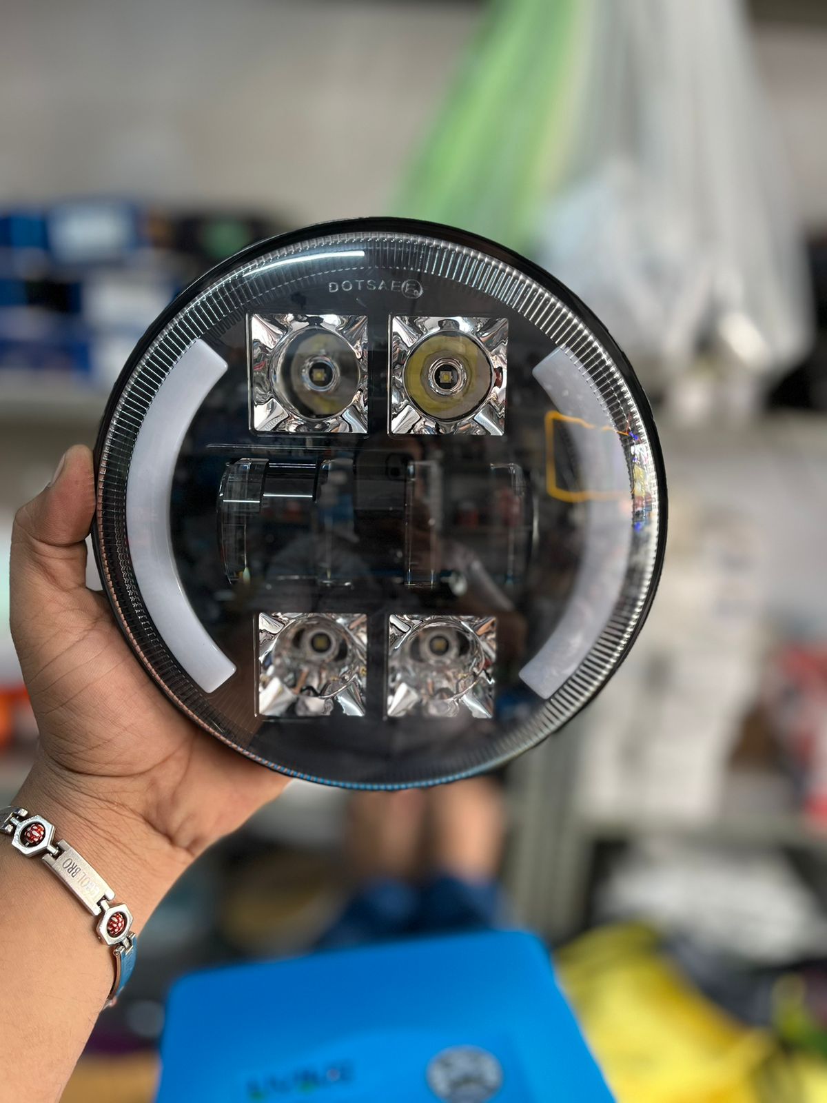 Original HJG Half-moon 155w Headlight for bullet all modals