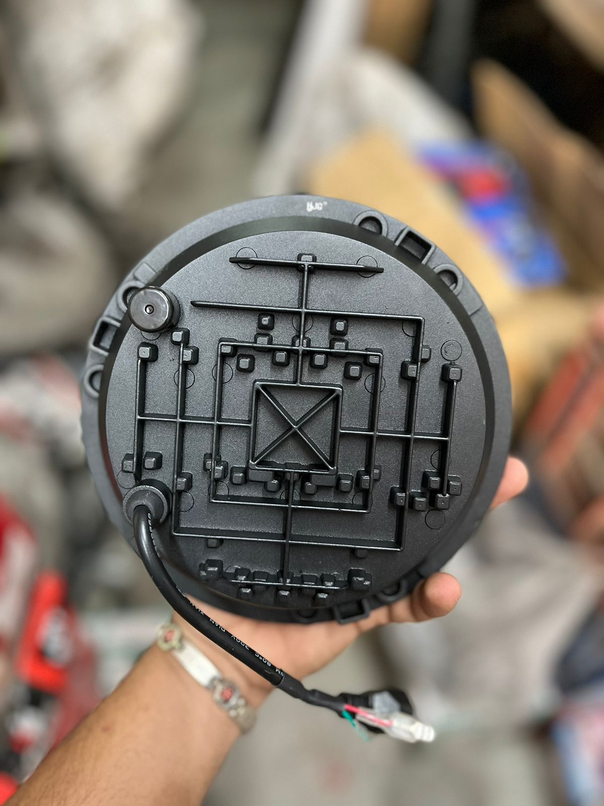 Royal Enfield headlight bull modal 135w original HJG (for All modal bullet)