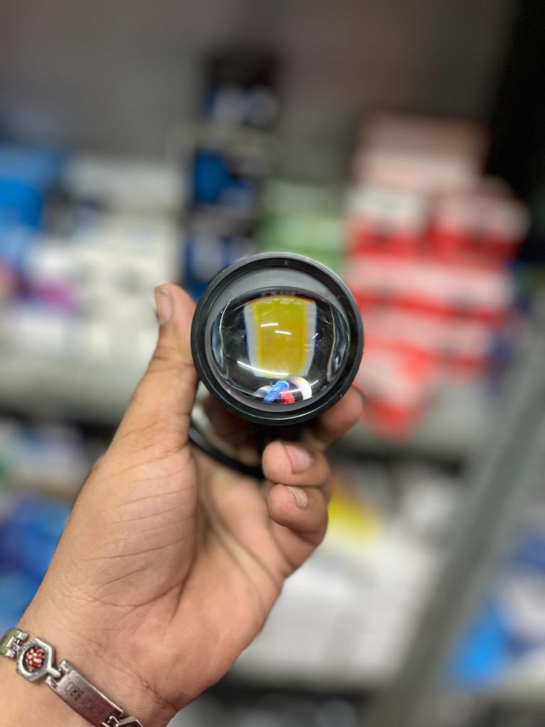 Original HJG curve lens fog light 40w (1 piece) dual colour