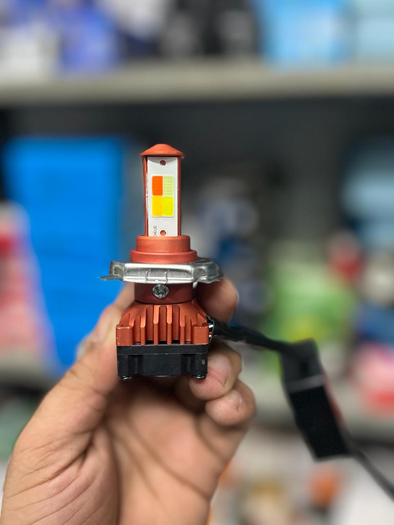 4 colour M3 50watt led headlight
