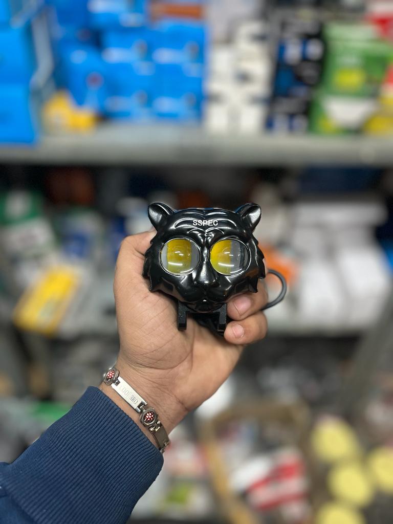 SSPEC flashing 5 in 1 lion face fog lights (1 piece)