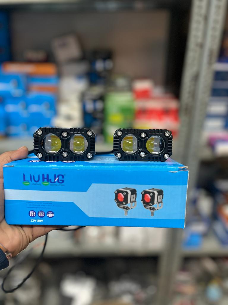 HJG dual eye with DRL and lazer 60watt fog lights (pack of 2)