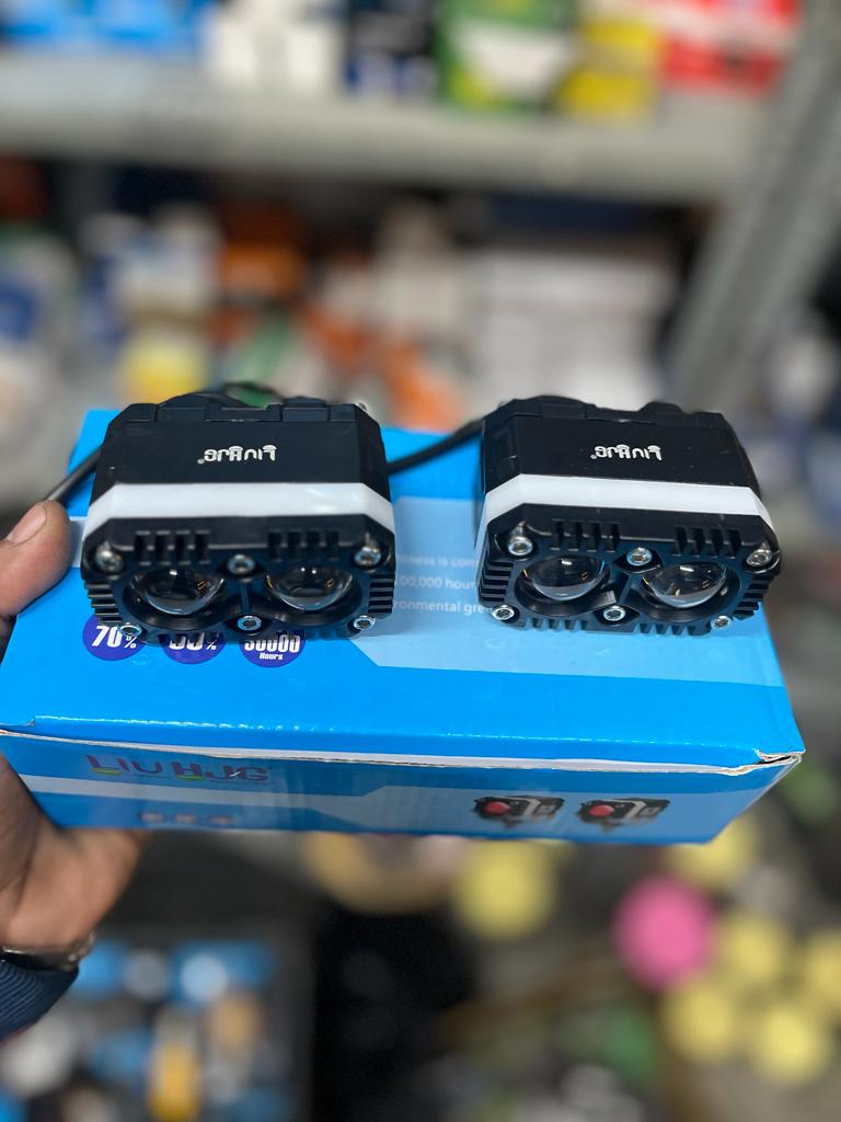 HJG dual eye with DRL and lazer 60watt fog lights (pack of 2)