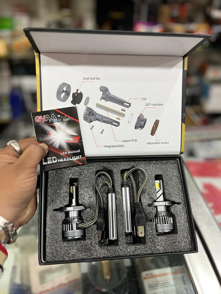 GVAA 110watt Led headlight for car (pack of 2) 1 year guarantee