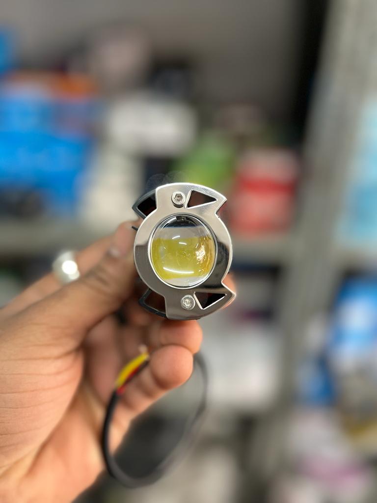 HJG G-15 White/yellow metal body fog lights (1 piece)