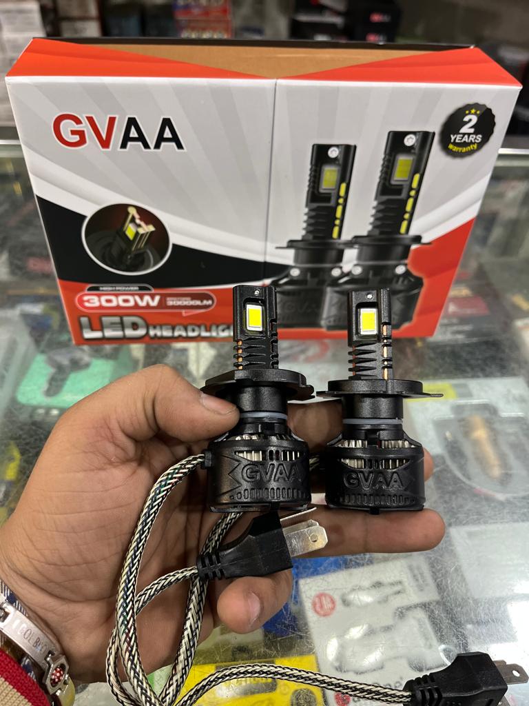 GVAA 300watt Led headlight for car (pack of 2) 2 year guarantee