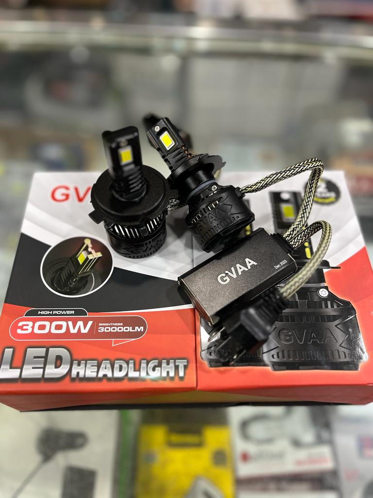 GVAA 300watt Led headlight for car (pack of 2) 2 year guarantee