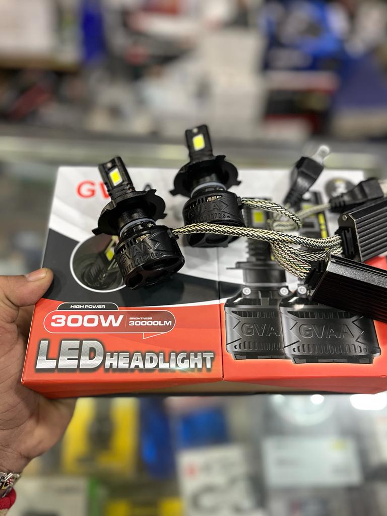GVAA 300watt Led headlight for car (pack of 2) 2 year guarantee