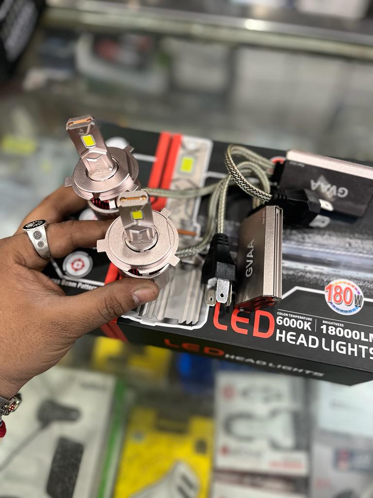 GVAA 180watt Led headlight for car (pack of 2) 1 year guarantee