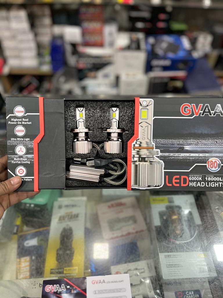 GVAA 180watt Led headlight for car (pack of 2) 1 year guarantee