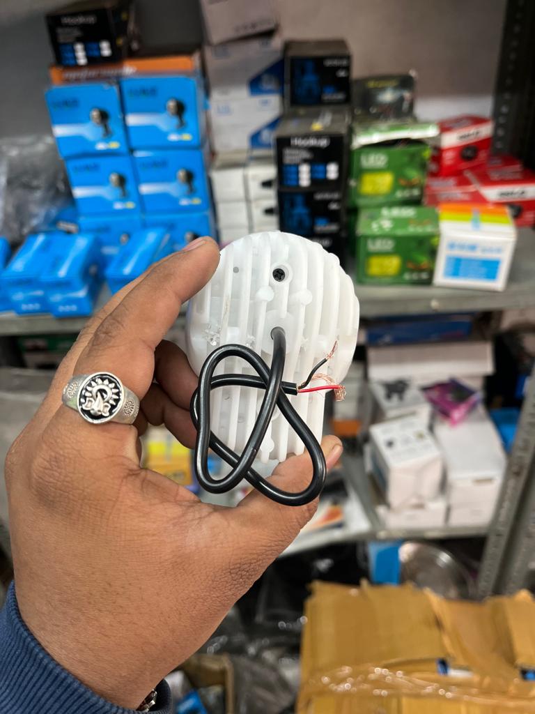 White skull fog lights with lazer 25watt (1 piece)