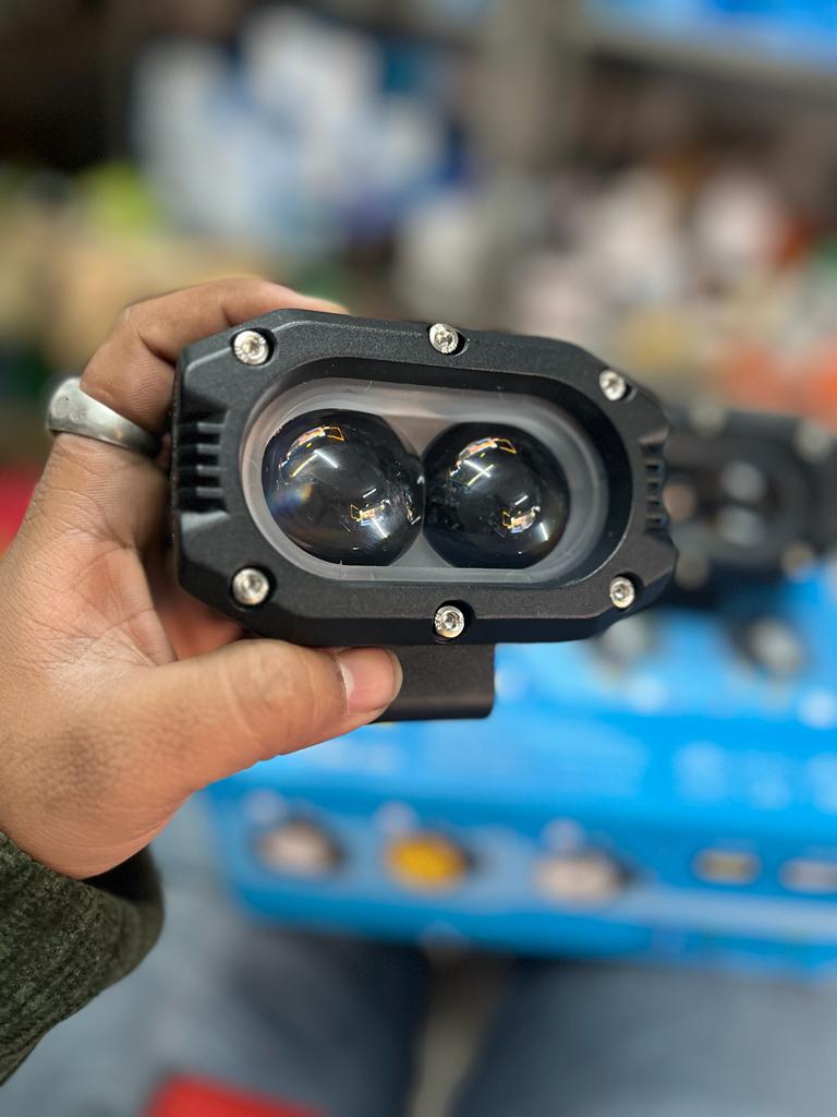 60watt dual lens fog lights with dual colour (set of 2)
