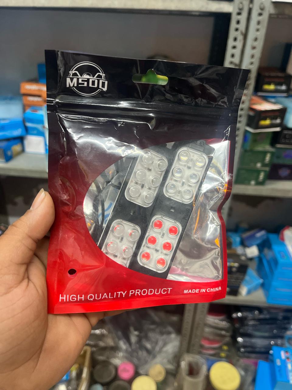 Dual Bar red-blue police lights (pack of 2)
