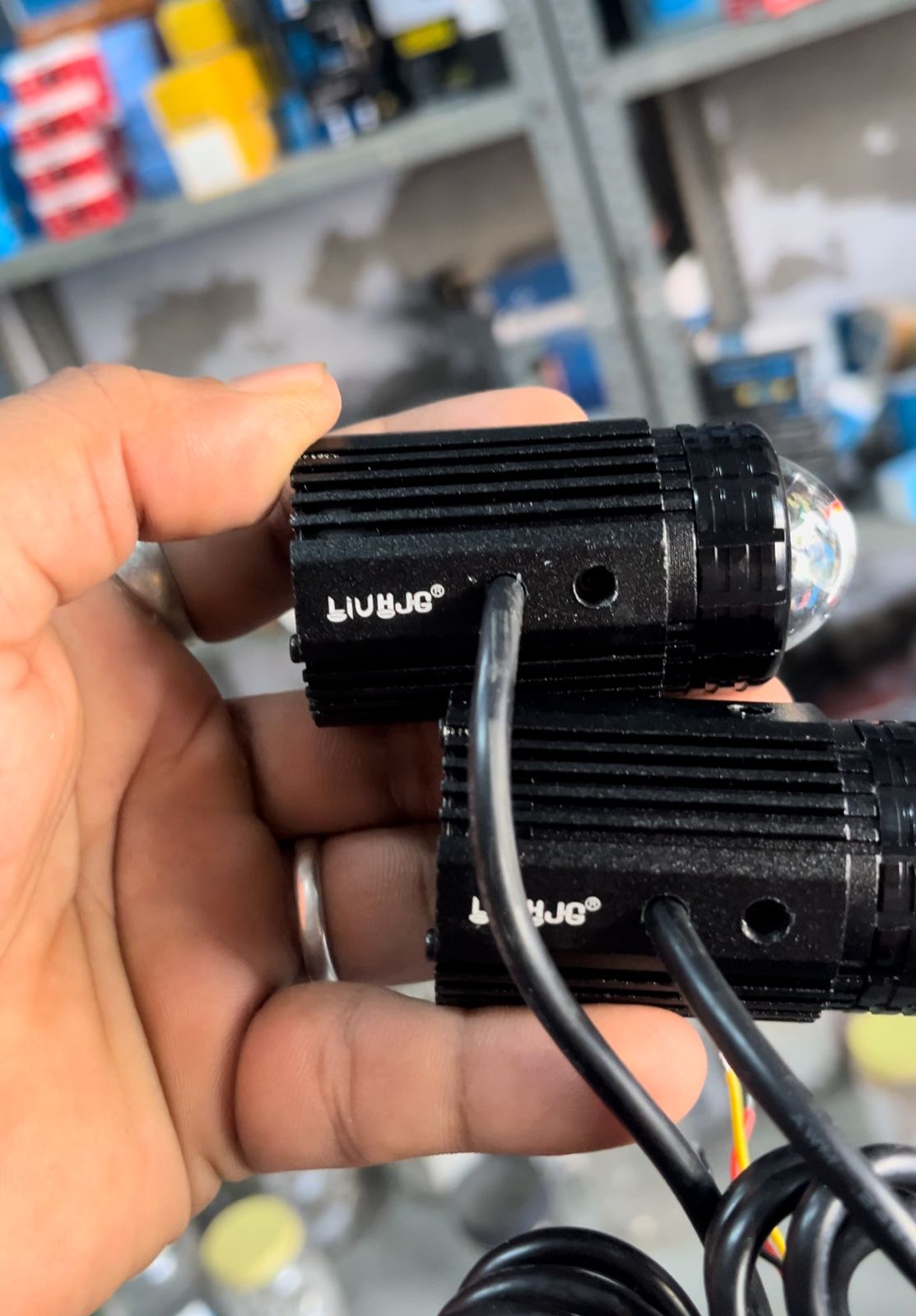 Hjg mini drive with lazer and flash 40watt (set of 2)