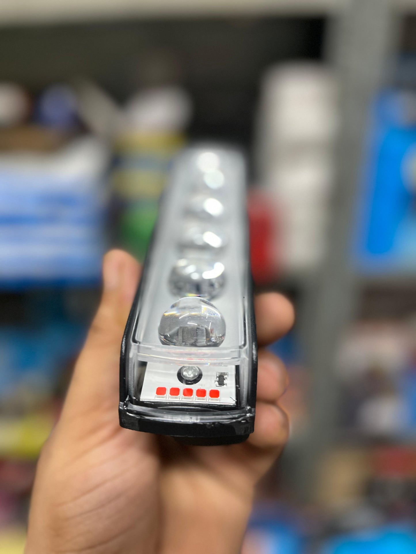 HJG 60watt lens bar light with Red-blue cop flasher (1 piece)