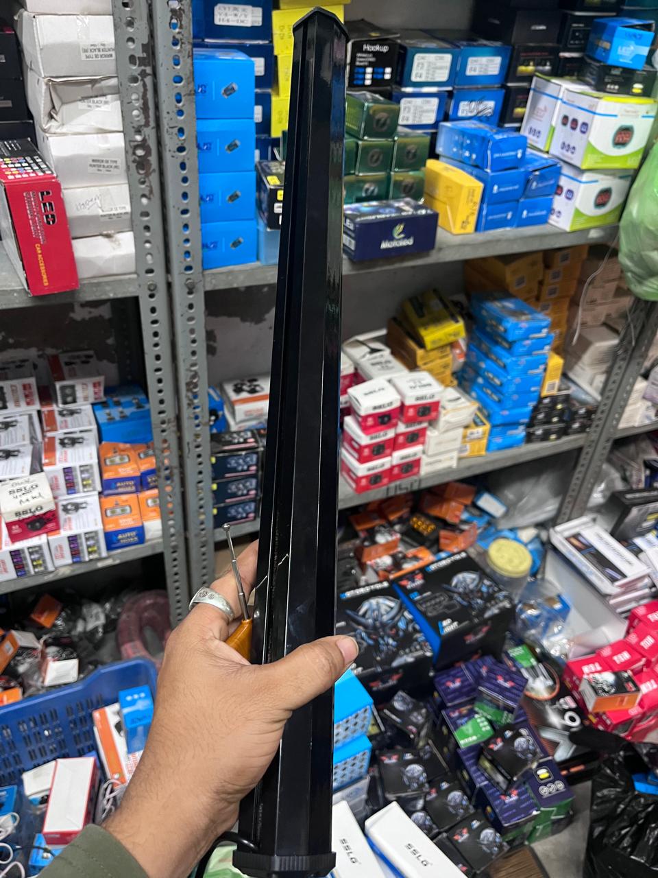 21inch police bar light with Red-blue and white flash