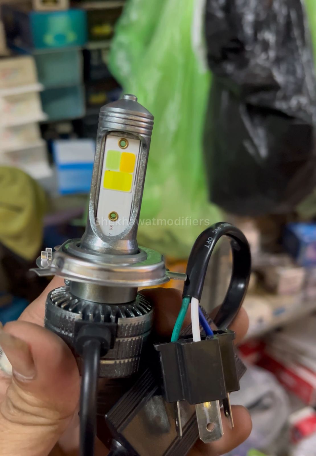 CYT F10 60w tri colour led headlight