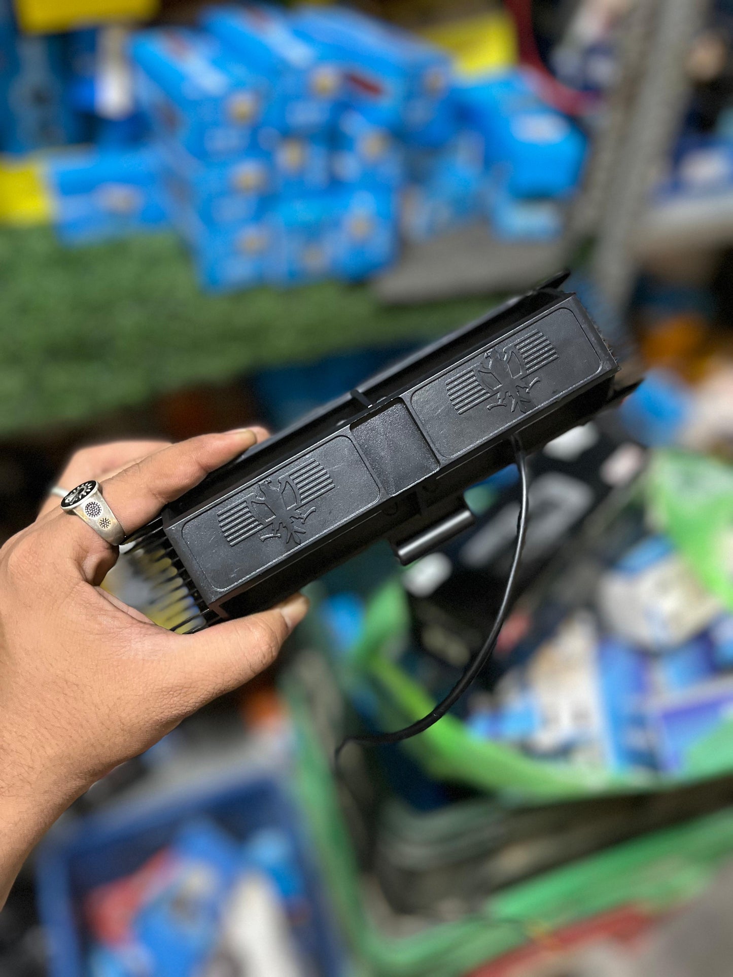 HK 65w dual beam bar light with blue lazer