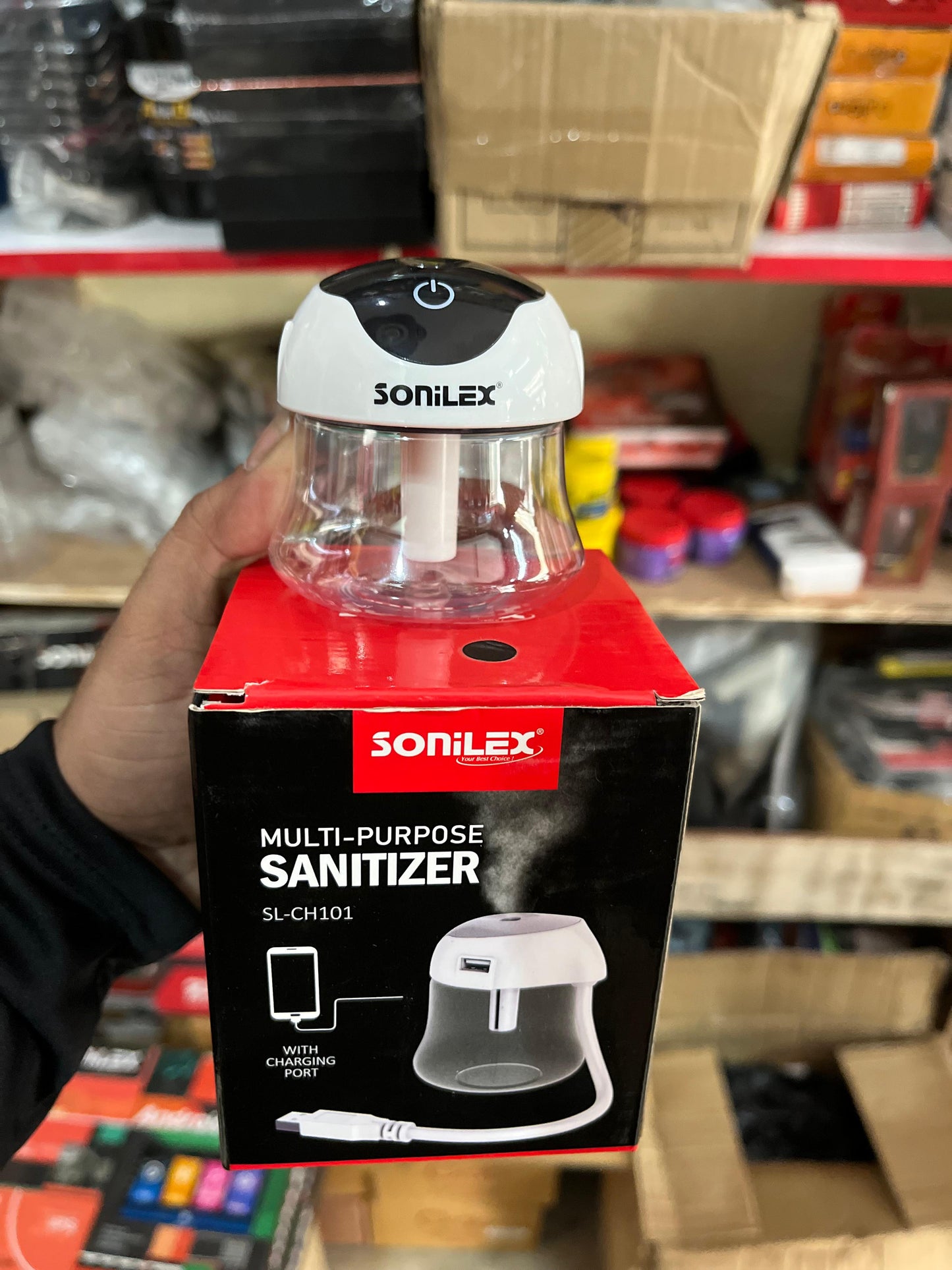 Sonilex humidifier for car and room