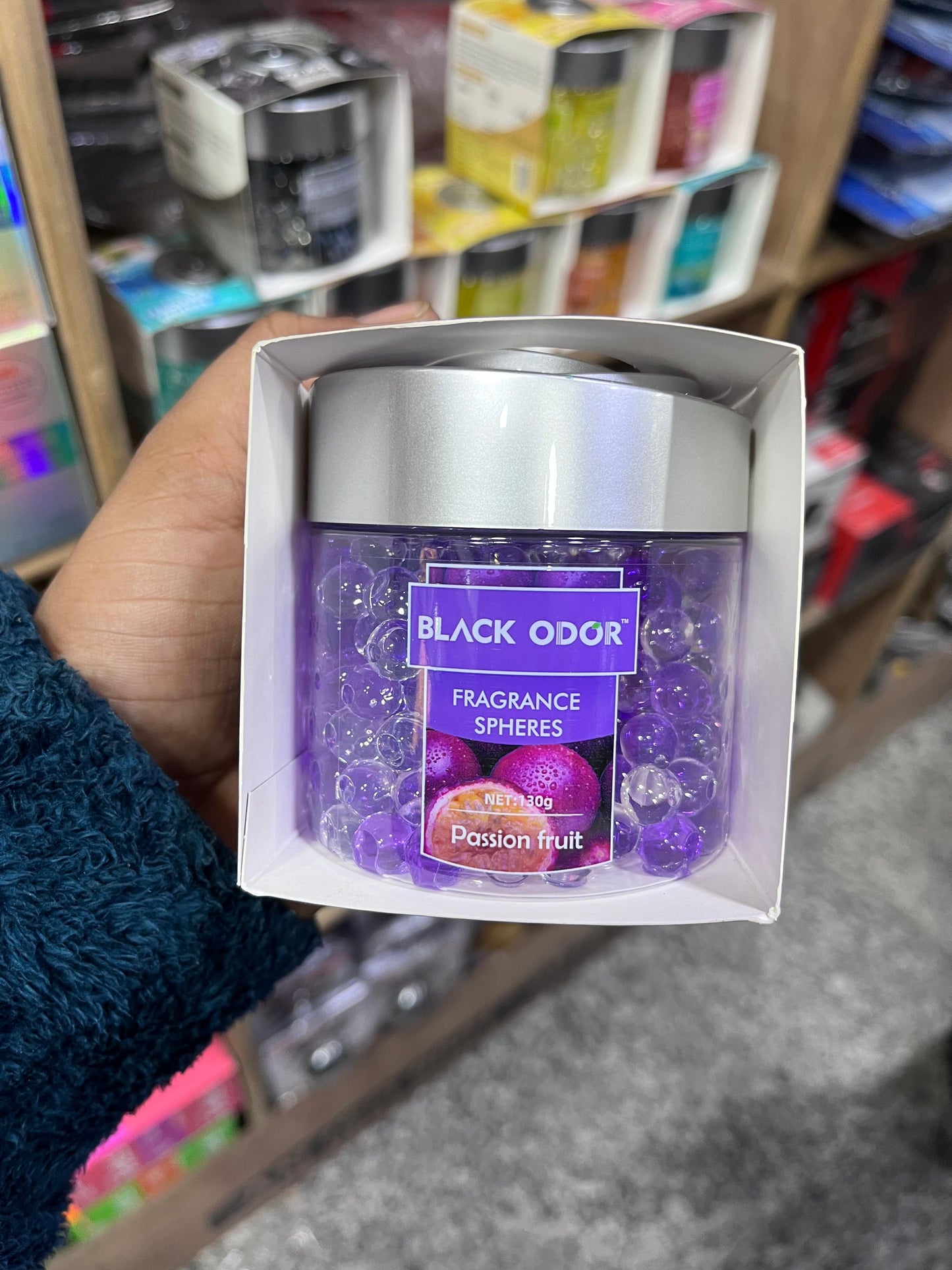 Black odor car perfume passion fruit