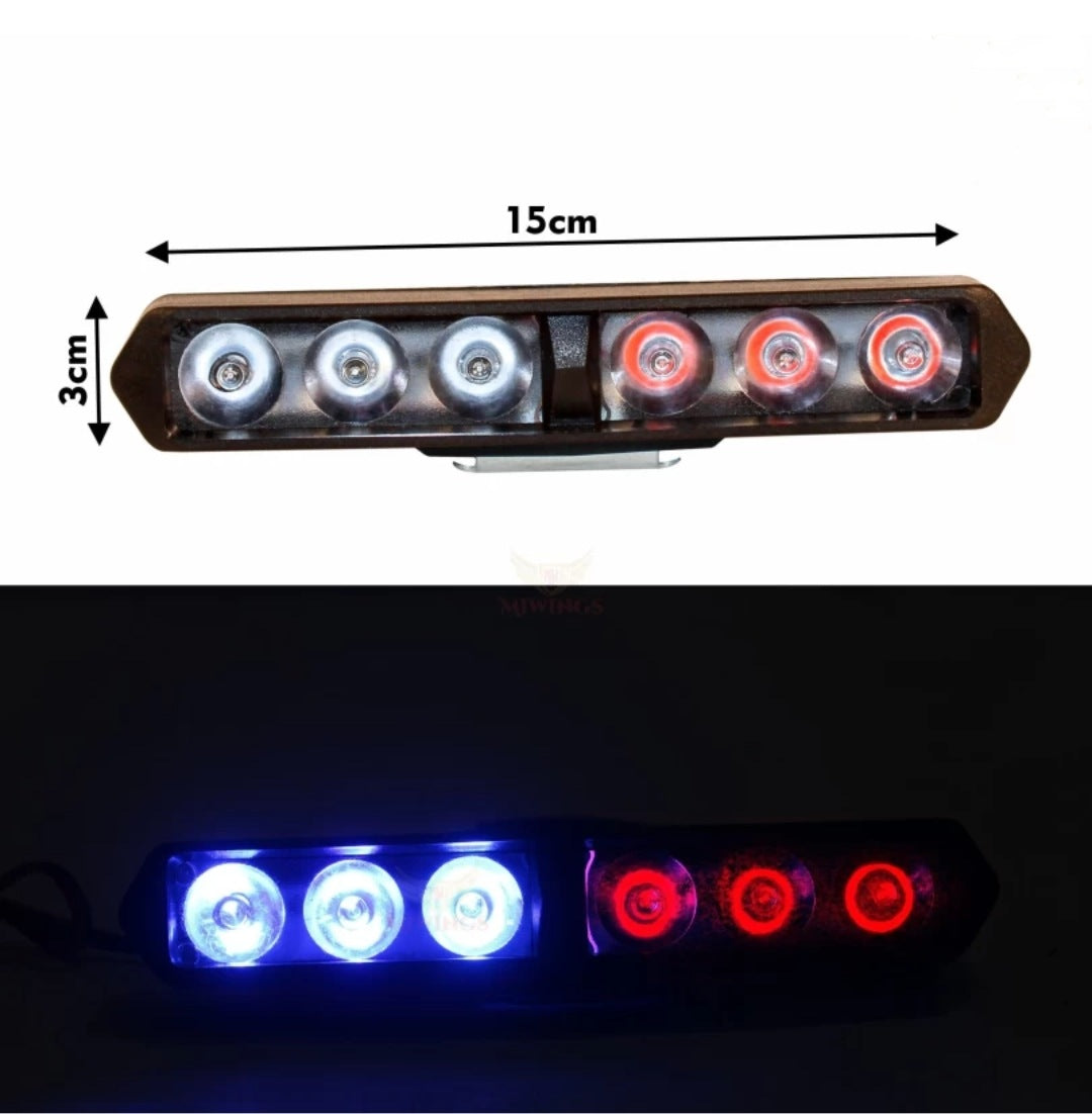 6 Led police light 8 mode (set of 2)