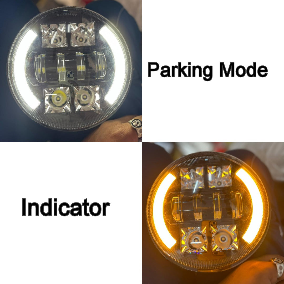Original HJG Half-moon 155w Headlight for bullet all modals