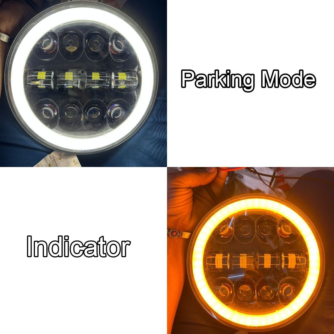 Original HJG 135w 12Led headlight for bullet all modals