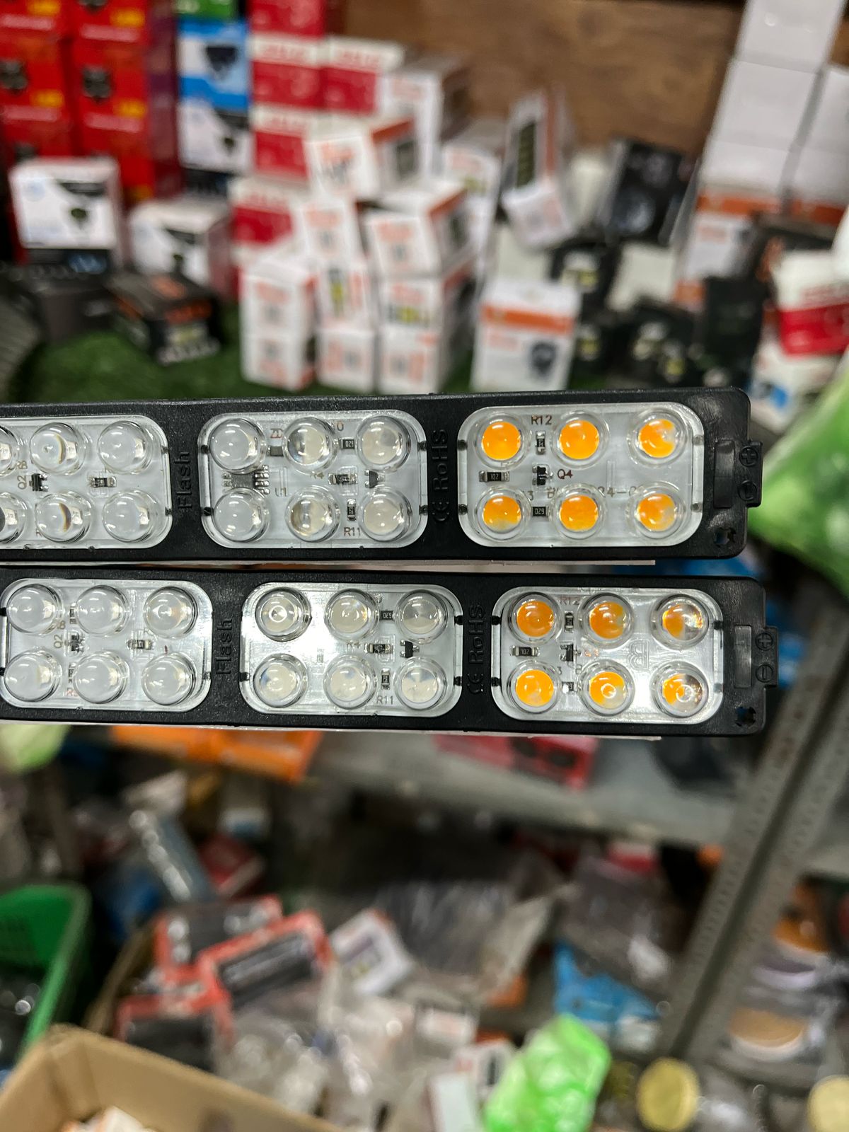 4 colour RGB hazard light (2 piece)