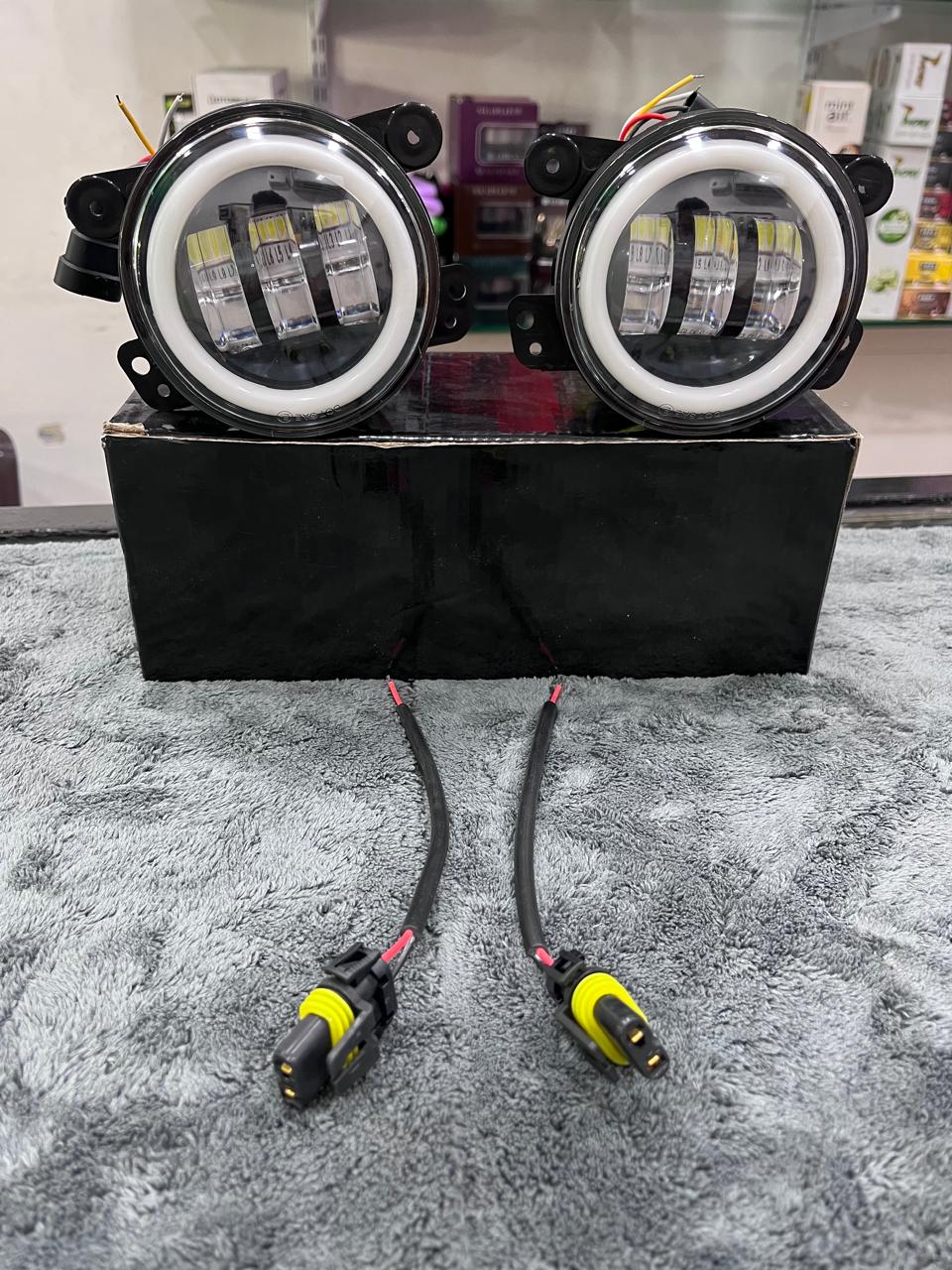 Led dual colour fog lights set