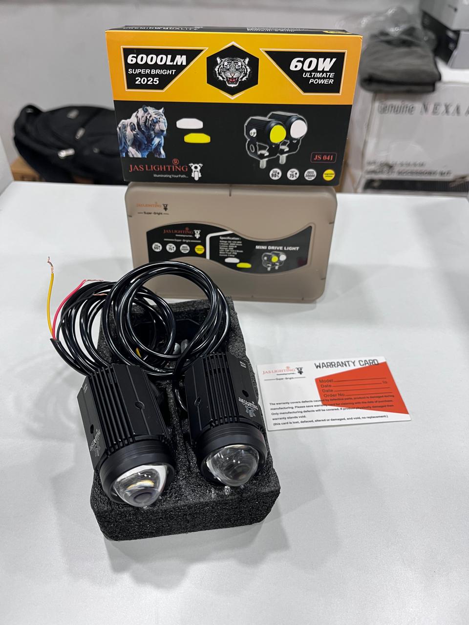 JAS 60w mini driving fog lights (pack of 2) – ShekhawatModifiers