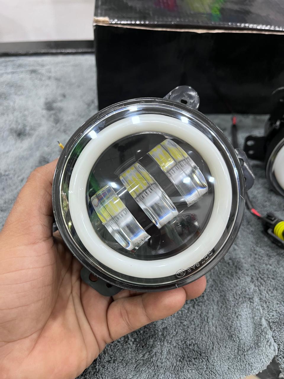 Led dual colour fog lights set