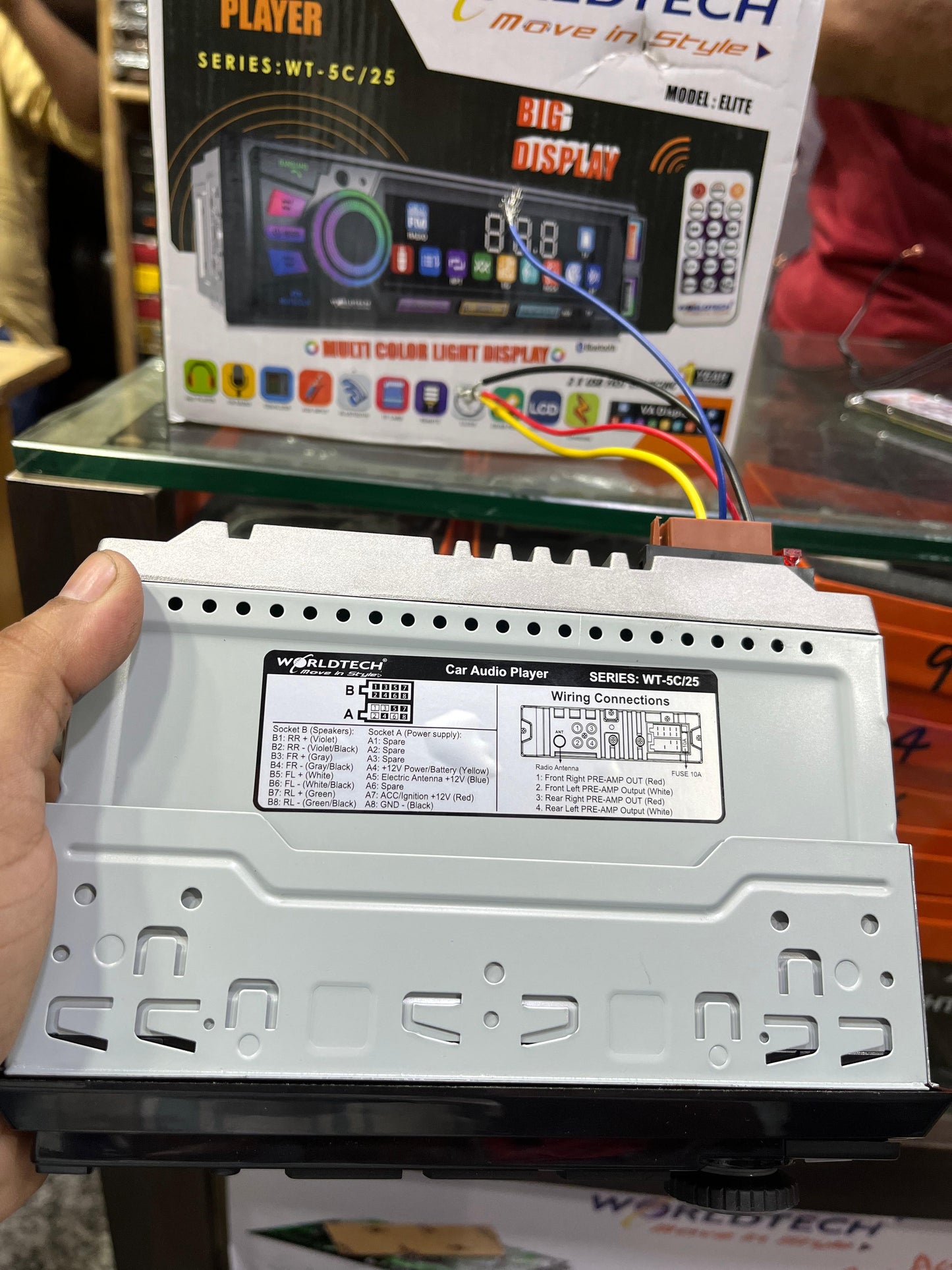 Worldtech wt-5x mp3 player with 1 year guarantee