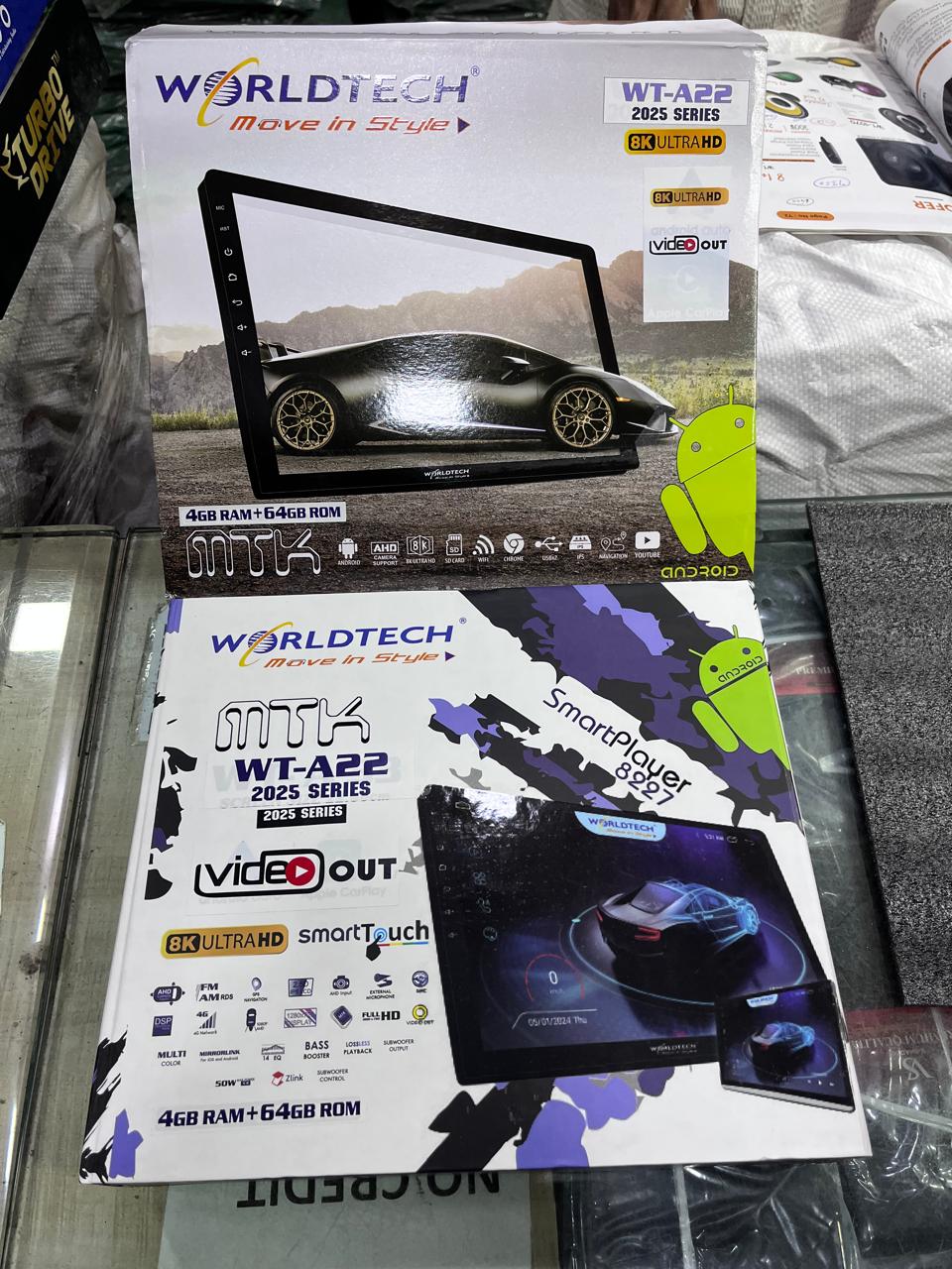 Worldtech WT-A22 8k full hd Android player