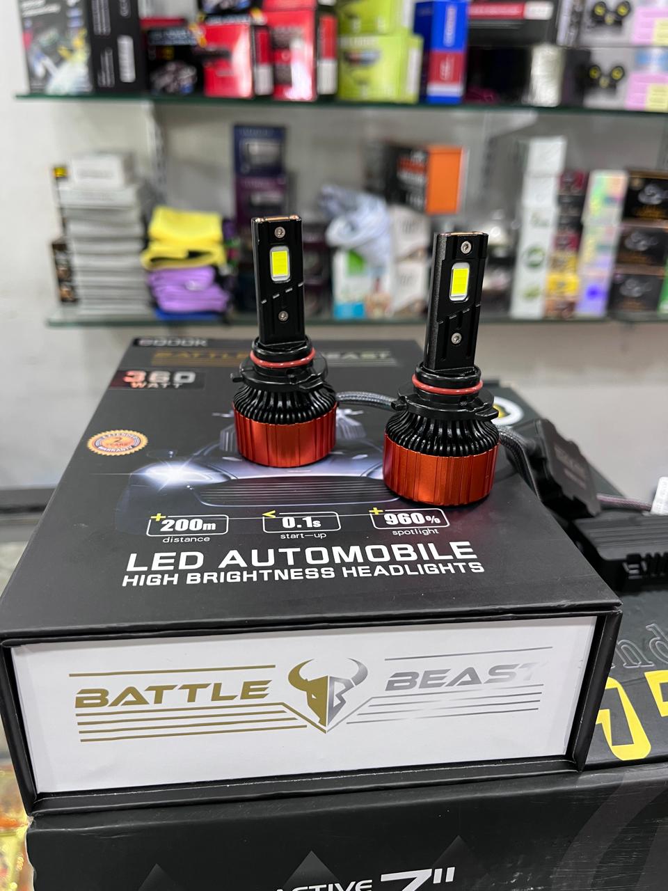 Battle beast 360w led headlight pack of 2