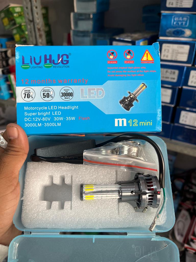 HJG M12 35w flashing led headlight