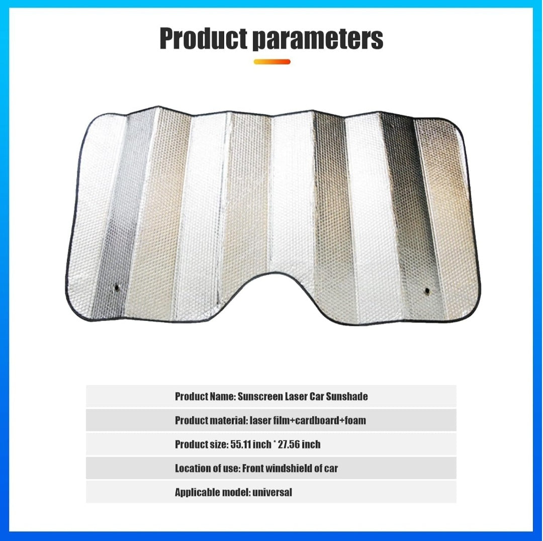 Car sunshade reflector cover for sun protection