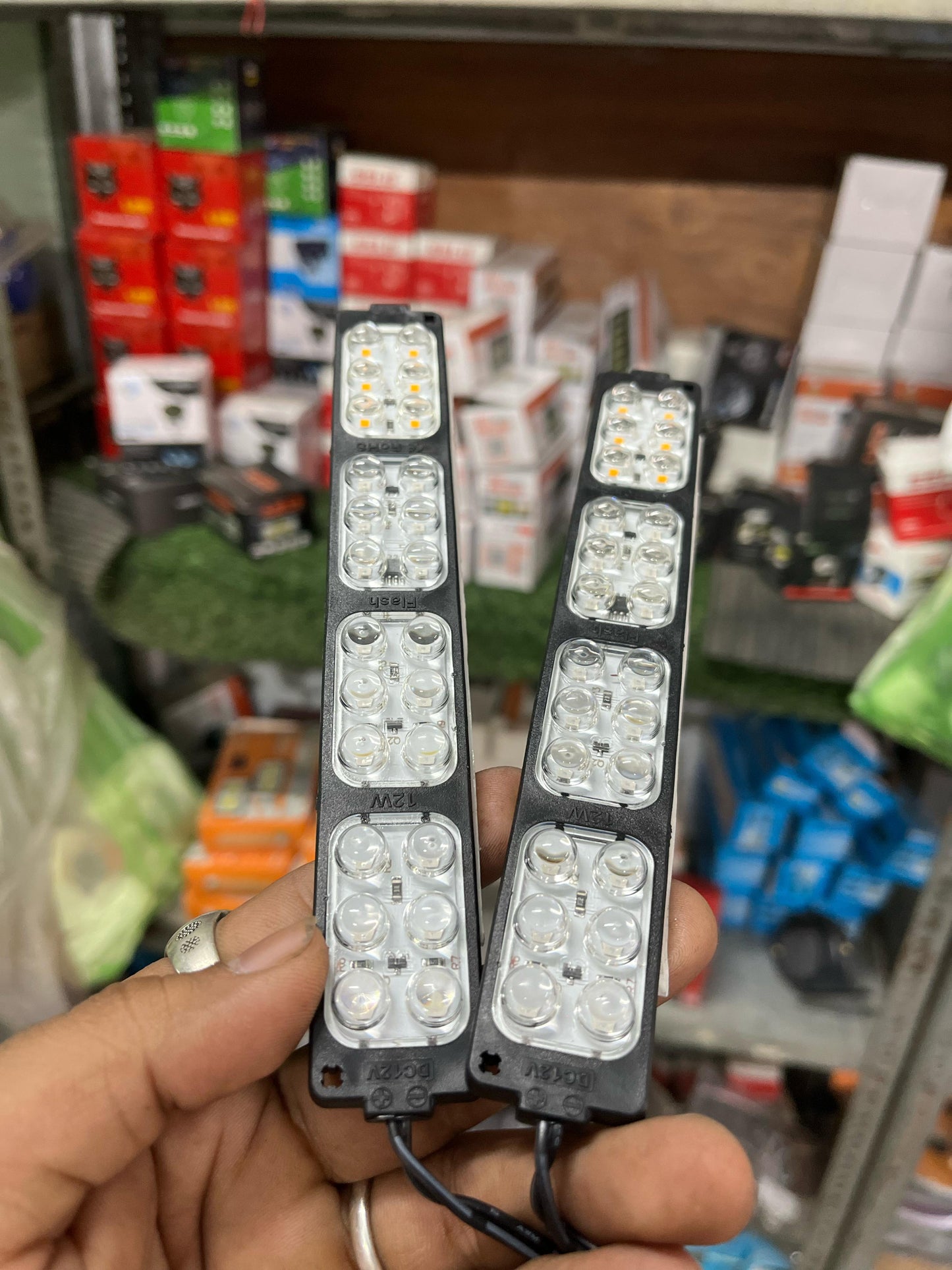 4 colour RGB hazard light (2 piece)