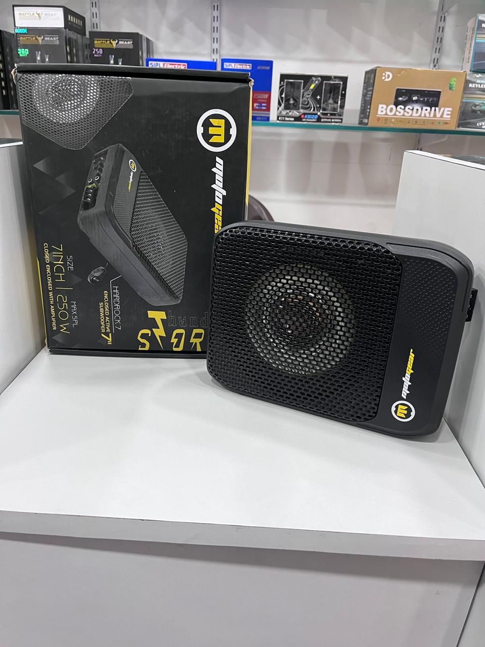 Motogear understand woofer 7inch with 2 year guarantee