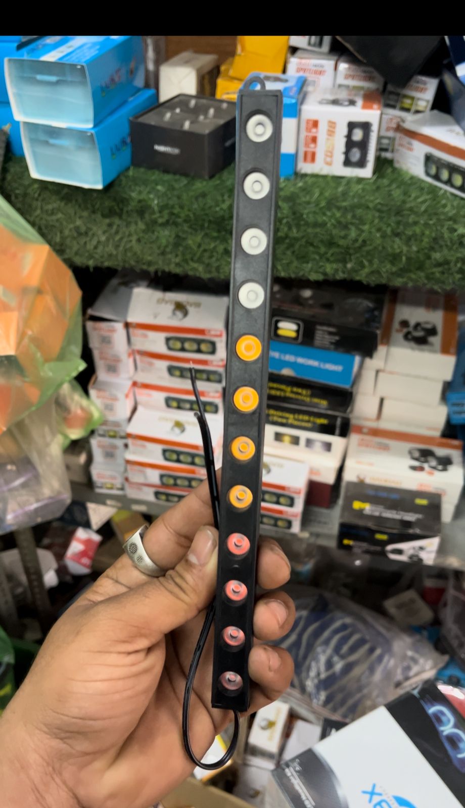 12 Led hazard light with 12 function (pack of 1)
