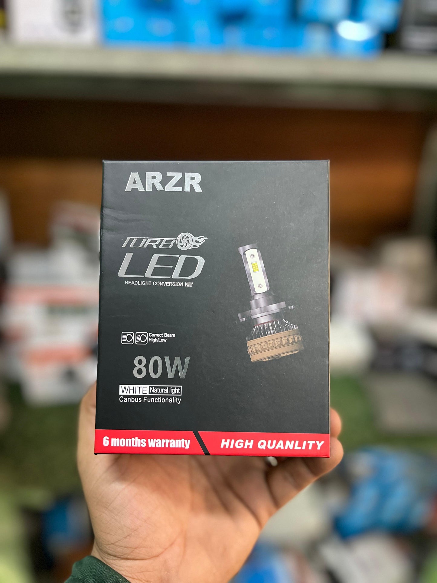 ARZR 80w led headlight (1 piece)