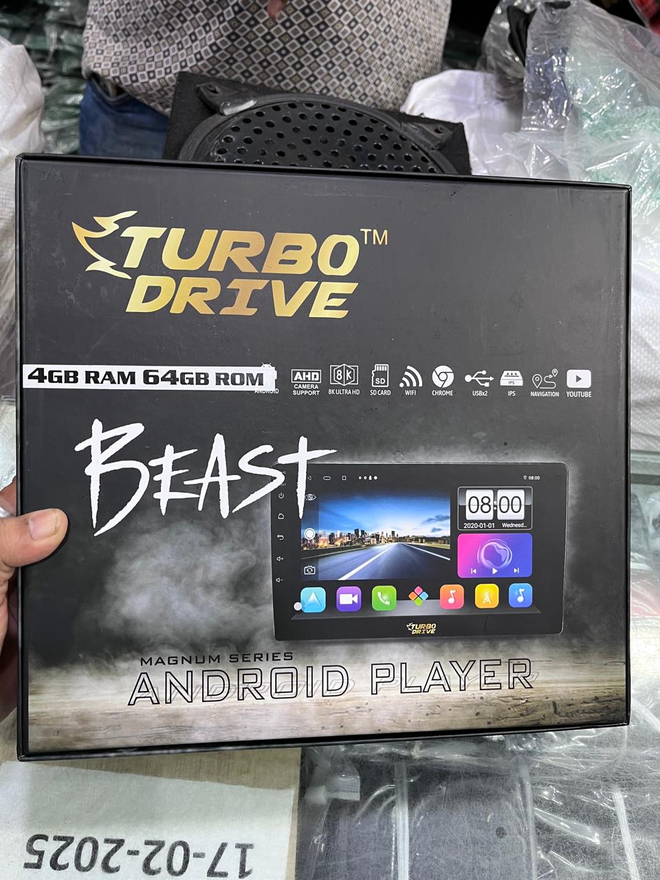 Turbo drive magnum series Android player (2 year guarantee)