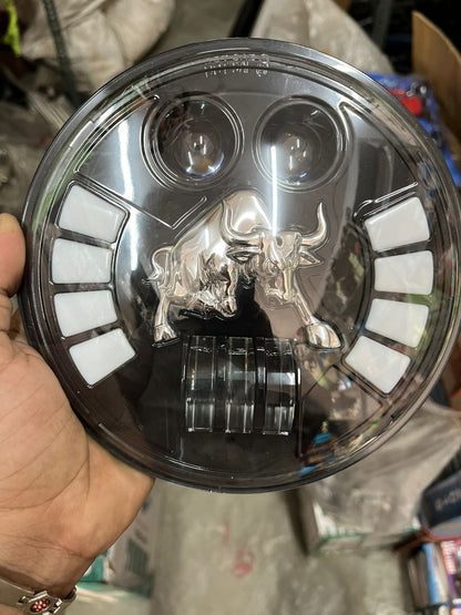 Royal Enfield headlight bull modal 135w original HJG (for All modal bullet)