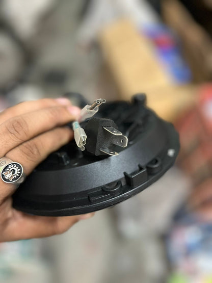 Royal Enfield headlight bull modal 135w original HJG (for All modal bullet)