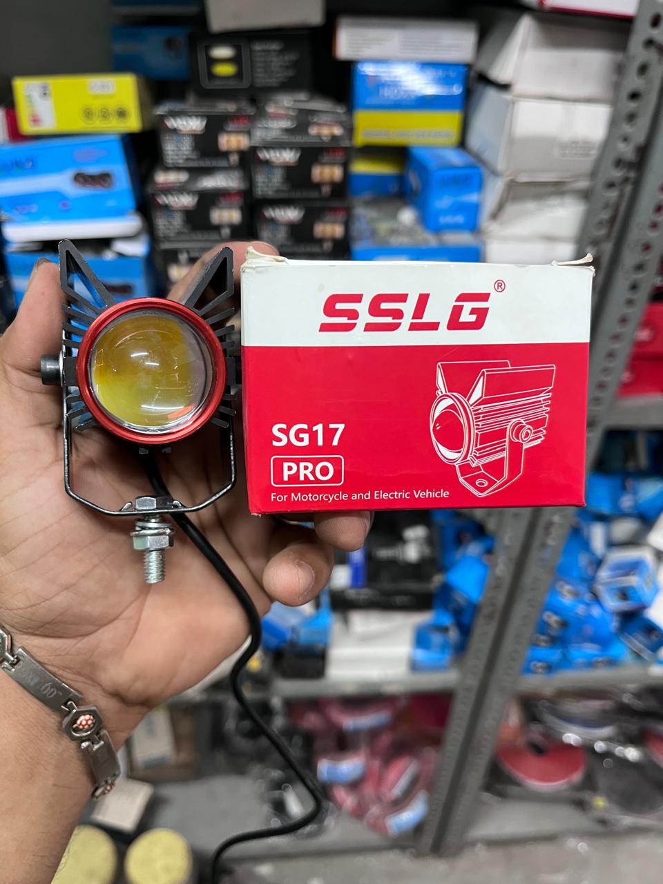 SSLG SG-17 fog lights with blue beam (1 piece)