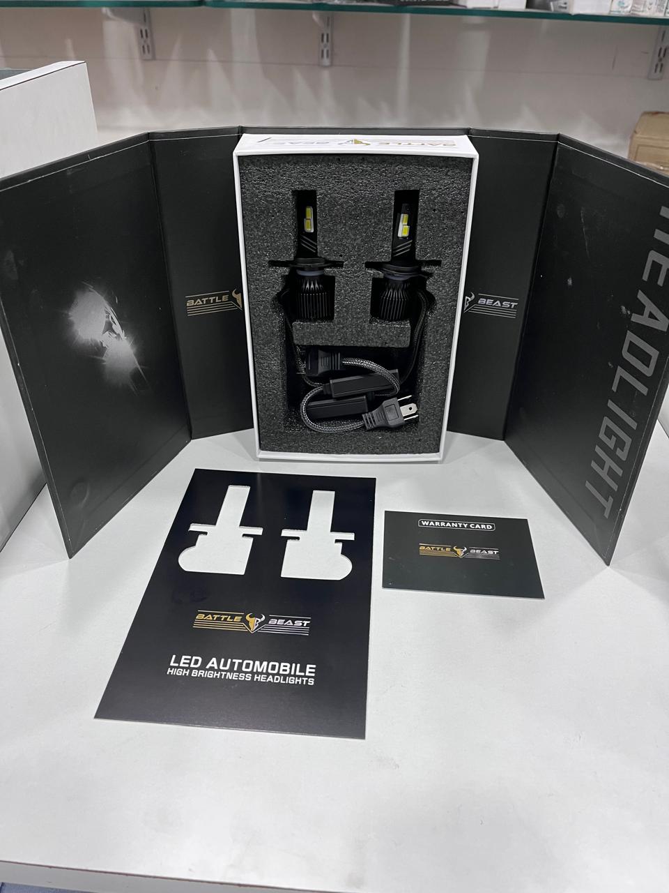 Battlebeast 250w led headlight (pack of 2) 2 year guarantee