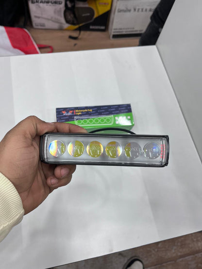 Karry 6 lens 60w fog light with red/blue (1 piece)